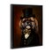 Stupell Industries Aristocratic Pup Portrait Floating Frame, design by Kelley Parker